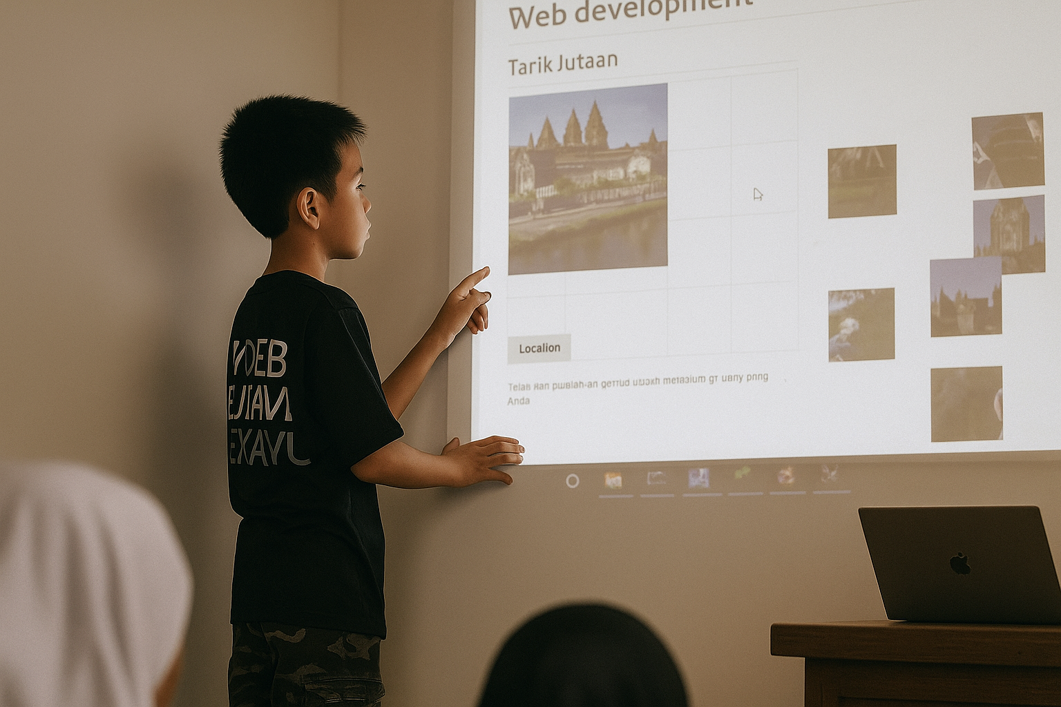 Kids learning coding